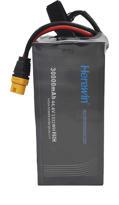 12S1P 44.4V 30000mAh 25C 软包无人机电池