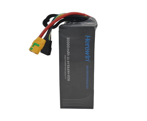6S1P 22.8V 30000mAh 25C 软包无人机电池