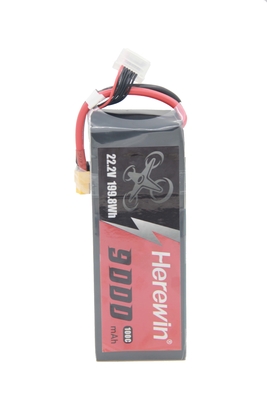 6S1P 22.2V 9000mAh 100C FPV竞速无人机电池
