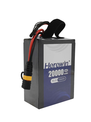14S1P+ 53.2V 20000mAh 30C 半固态无人机电池