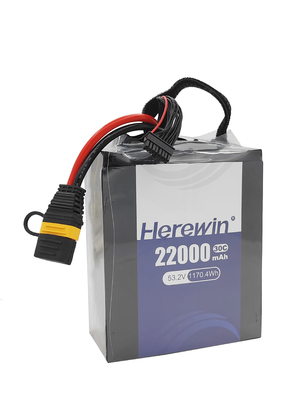 14S1P+ 53.2V 22000mAh 30C 半固态无人机电池