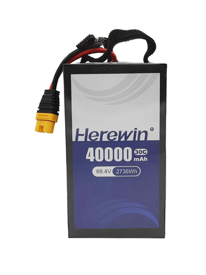18S1P+ 68.4V 40000mAh 30C 半固态无人机电池